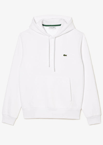 Sweat à capuche Lacoste blanc