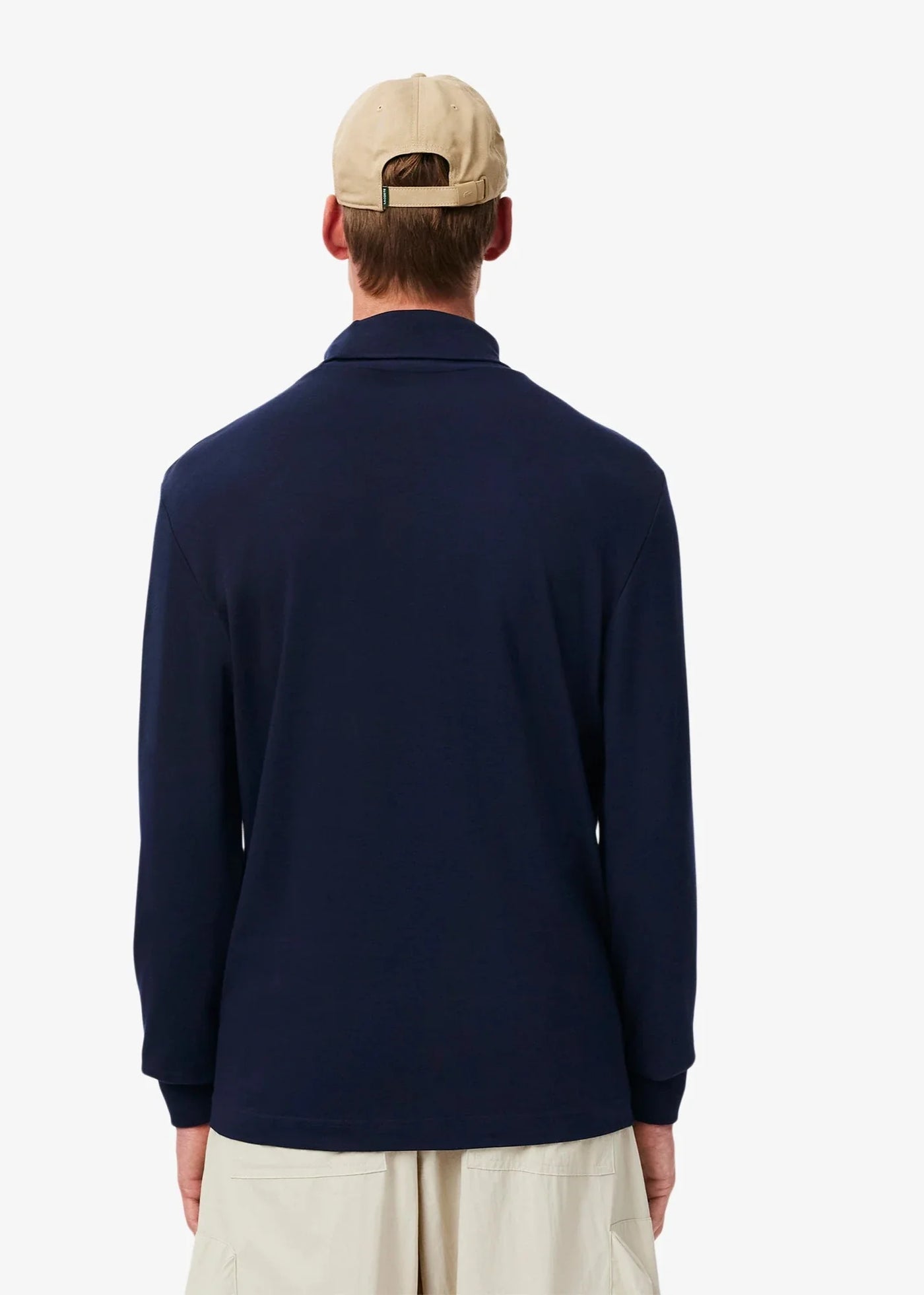 T-Shirt col roulé Lacoste marine